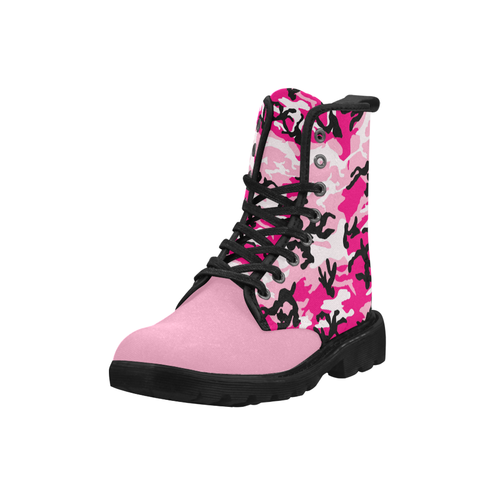 Pink Camo Combat Boots doyou247