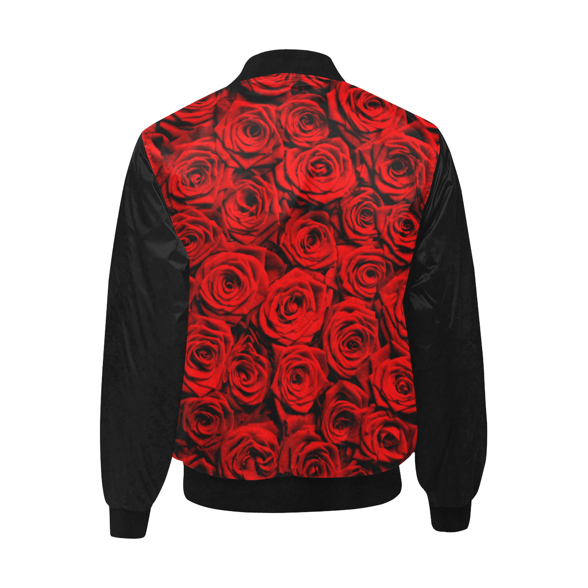 Black jacket shop with red roses