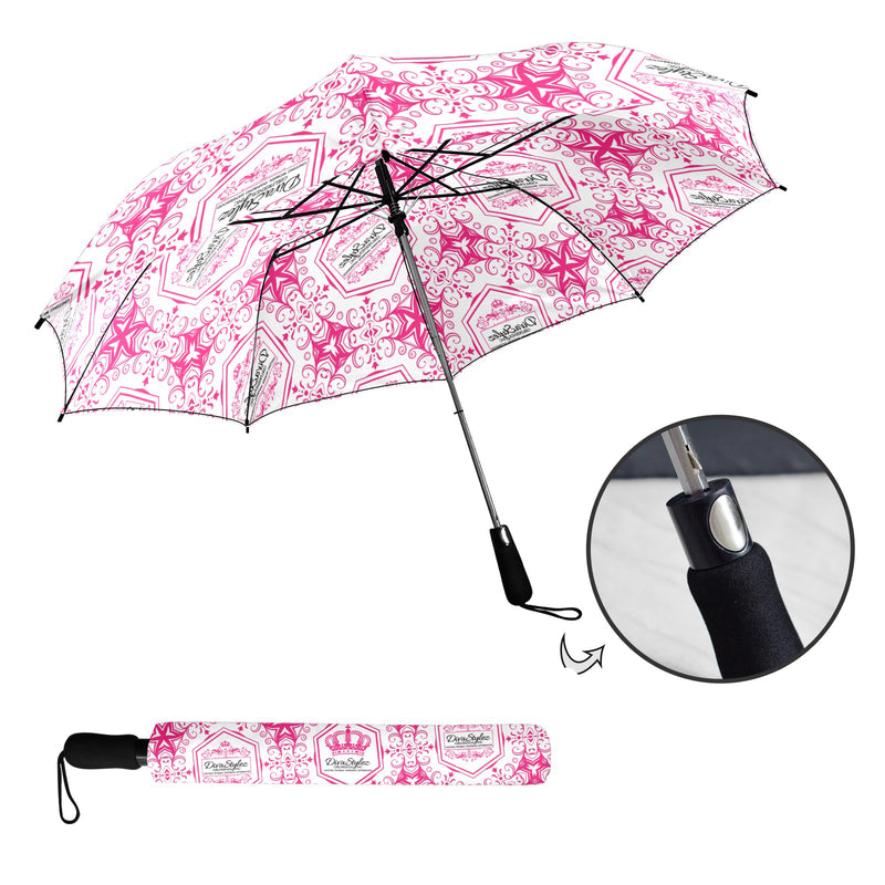 DivaStylez Girlriends Semi-Automatic Foldable Umbrella