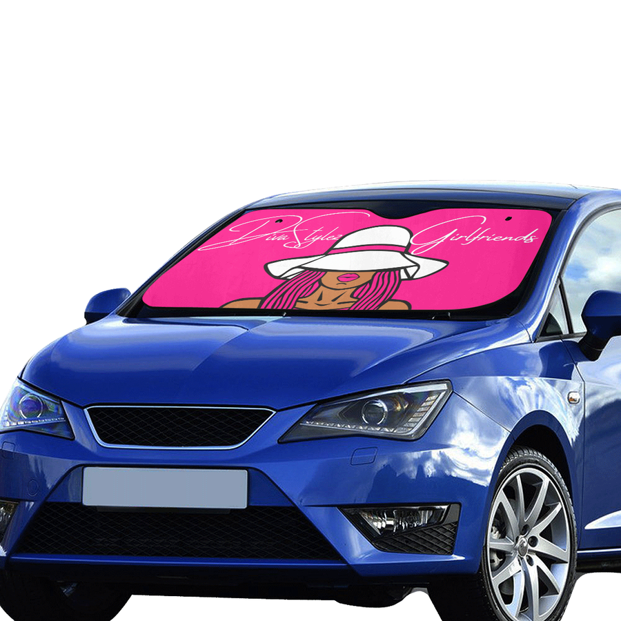 DivaStylez Car Shade - Pink