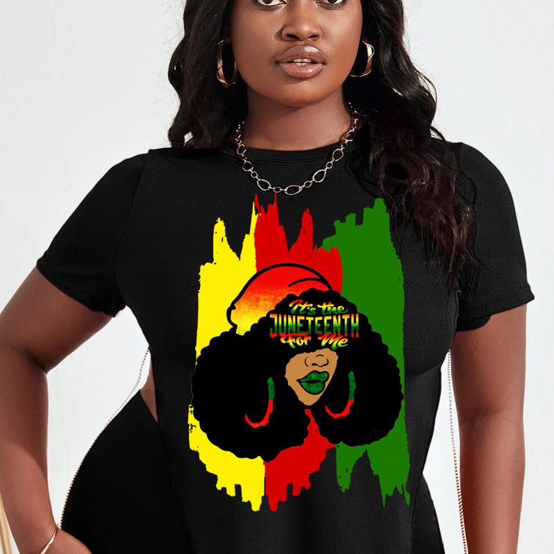 Juneteenth For Me Afro Puffs TShirt