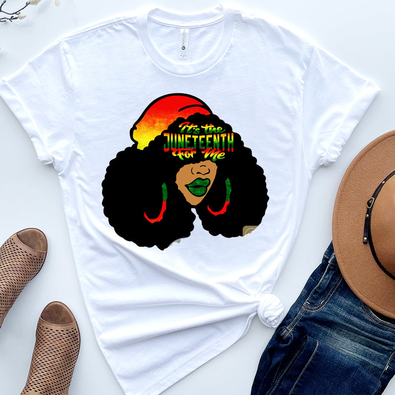 Juneteenth For Me Afro Puffs TShirt
