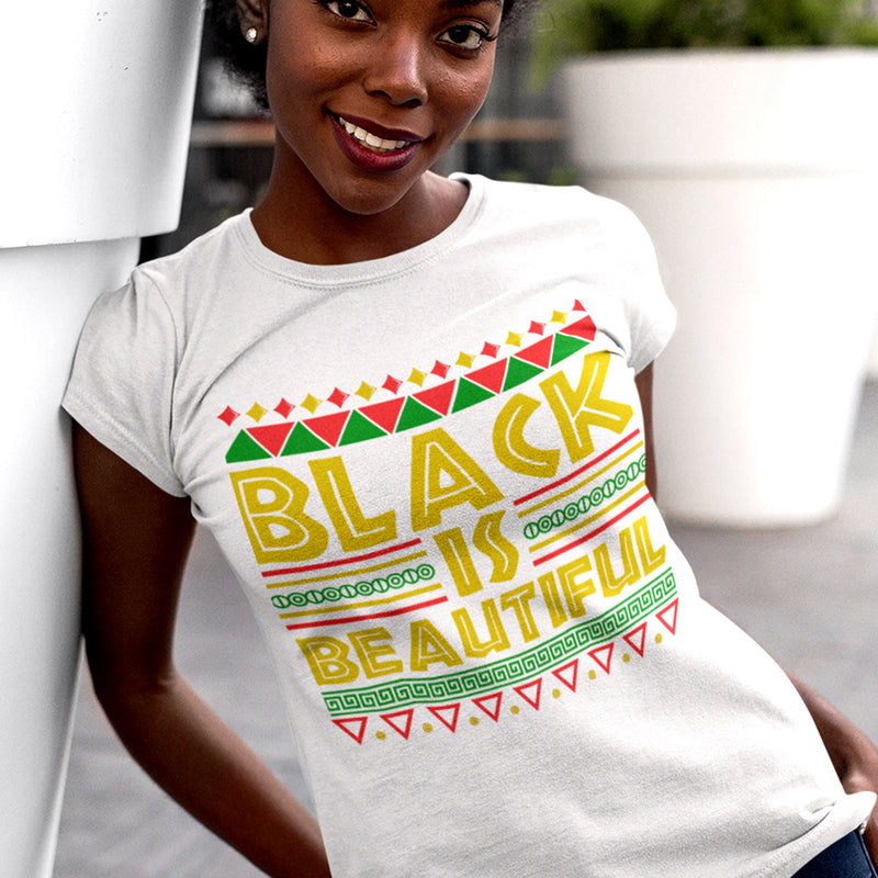 Black is Beautiful TShirt - white