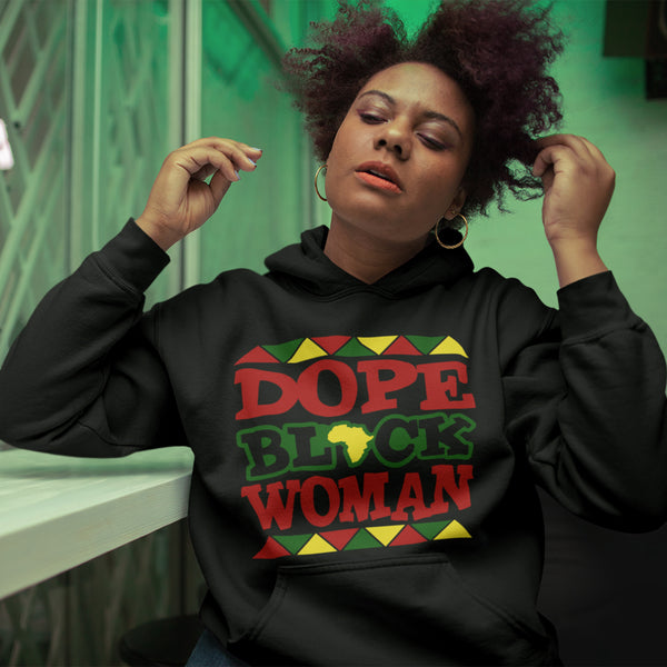 Dope Black Woman Hoodie